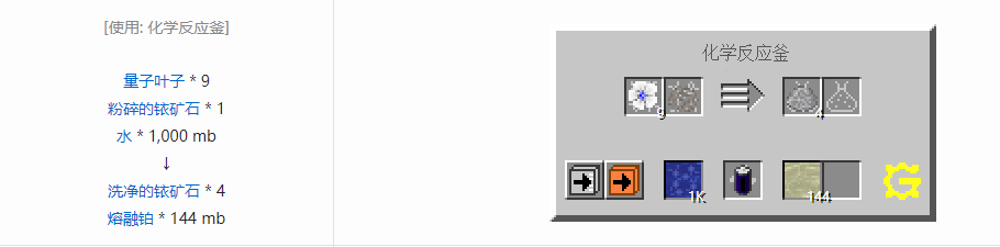 我的世界格雷科技5流体合成表大全