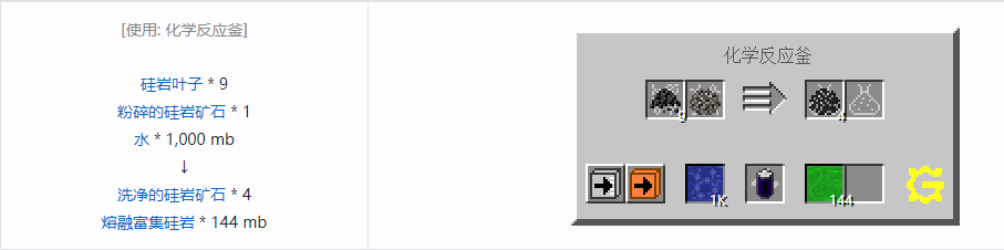 我的世界格雷科技5流体合成表大全