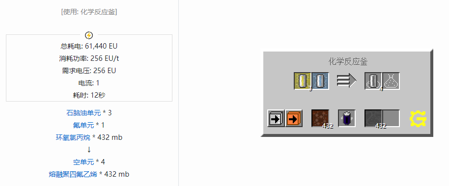 我的世界格雷科技5流体合成表大全