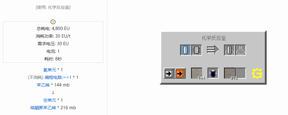 我的世界格雷科技5流体合成表大全