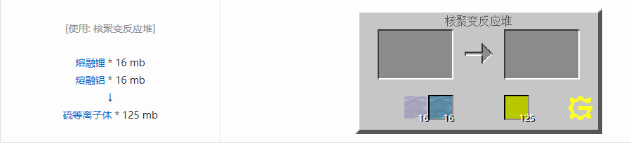 我的世界格雷科技5流体合成表大全