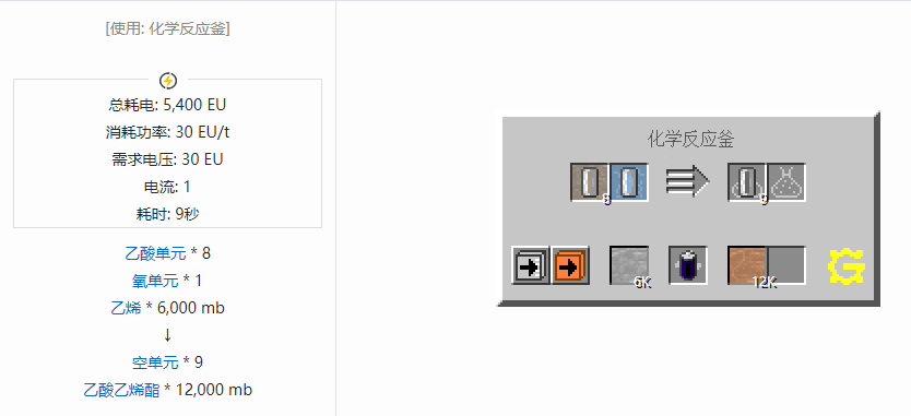 我的世界格雷科技5流体合成表大全