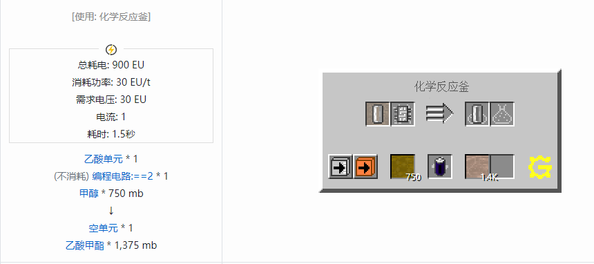 我的世界格雷科技5流体合成表大全