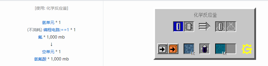 我的世界格雷科技5流体合成表大全
