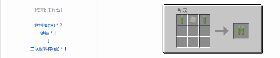 我的世界格雷科技5核电相关合成表大全