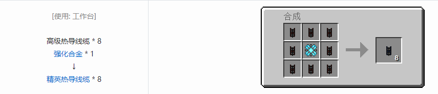 我的世界通用机械管道合成表大全