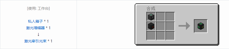 我的世界通用机械发电机合成表大全