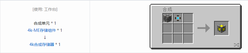 我的世界应用能源2机械合成表大全