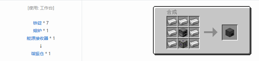 我的世界应用能源2机械合成表大全