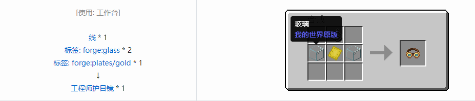 我的世界机械动力功能性物品合成表大全