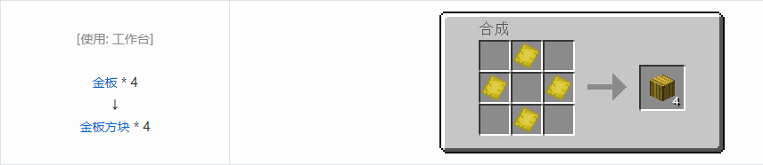 我的世界沉浸工程建筑方块合成表大全