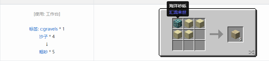 我的世界沉浸工程建筑方块合成表大全