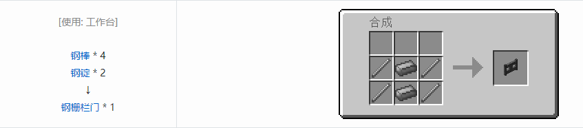 我的世界沉浸工程建筑方块合成表大全