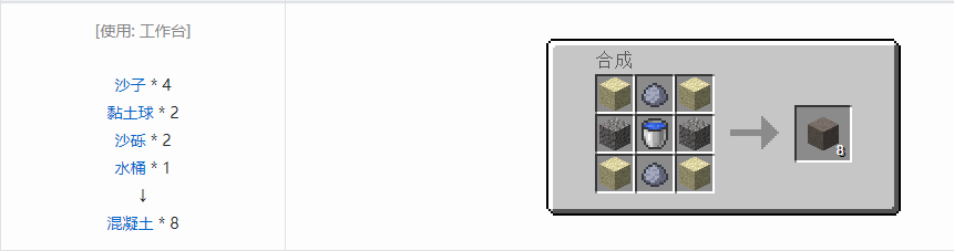 我的世界沉浸工程建筑方块合成表大全