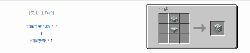 我的世界沉浸工程建筑方块合成表大全