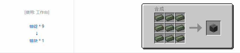 我的世界沉浸工程建筑方块合成表大全