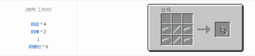 我的世界沉浸工程建筑方块合成表大全