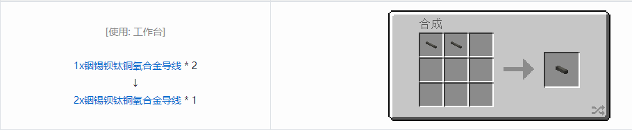 我的世界格雷科技现代版2x导线合成表大全