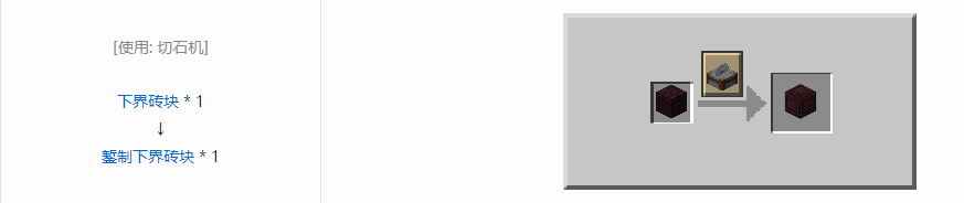 我的世界錾制下界砖块有什么用