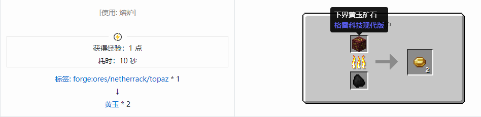 我的世界格雷科技现代版宝石合成表大全