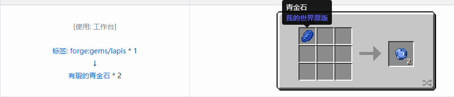 我的世界格雷科技现代版有瑕宝石合成表大全