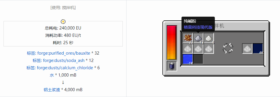 我的世界格雷科技现代版流体合成表大全