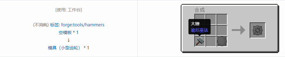 我的世界格雷科技现代版模具合成表大全