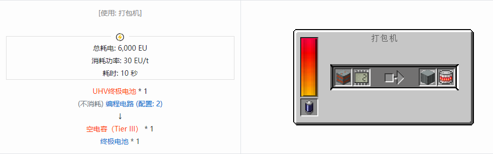 我的世界格雷科技现代版电池合成表大全