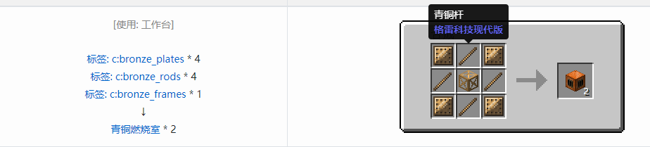 我的世界格雷科技现代版方块合成表大全