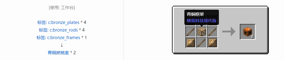 我的世界格雷科技现代版方块合成表大全