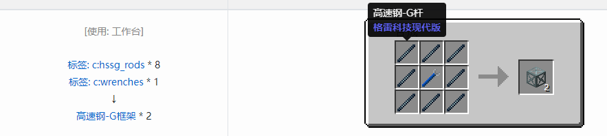 我的世界格雷科技现代版方块合成表大全