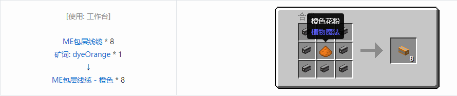 我的世界应用能源2线缆合成表大全