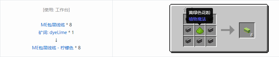 我的世界应用能源2线缆合成表大全