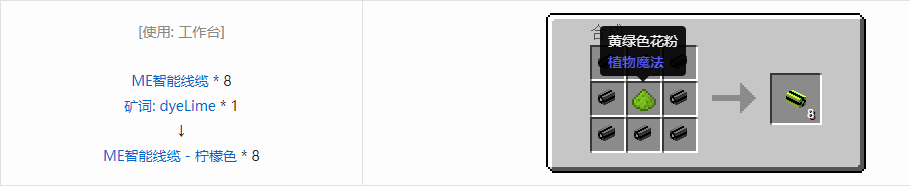 我的世界应用能源2线缆合成表大全