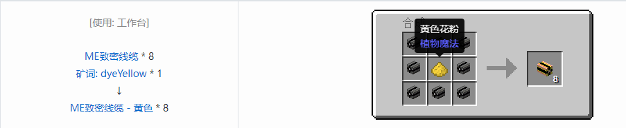 我的世界应用能源2线缆合成表大全