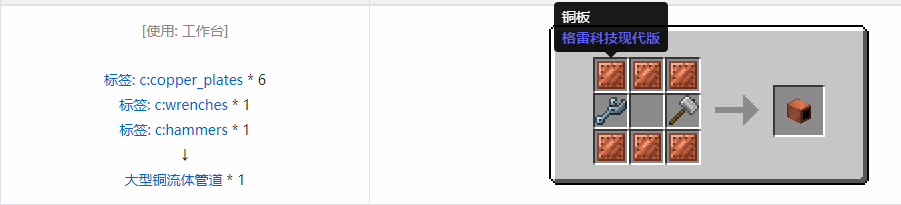 我的世界格雷科技现代版方块合成表大全