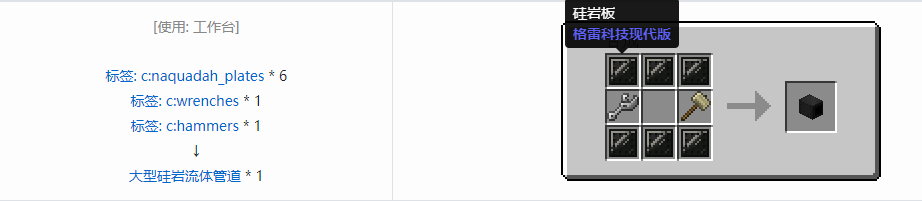 我的世界格雷科技现代版方块合成表大全