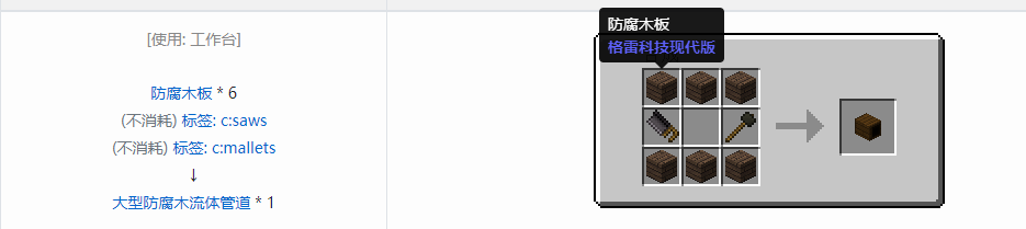 我的世界格雷科技现代版方块合成表大全