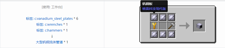 我的世界格雷科技现代版方块合成表大全