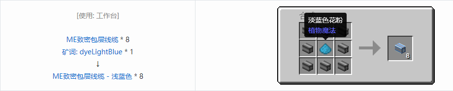 我的世界应用能源2线缆合成表大全