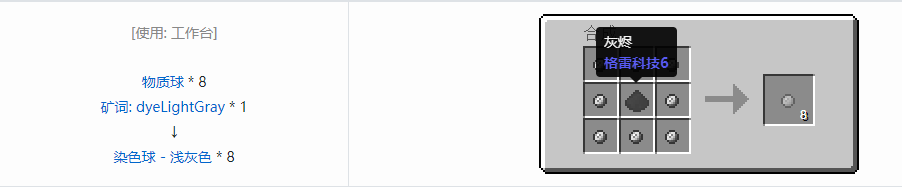 我的世界应用能源2染色球合成表大全