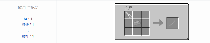 我的世界格雷科技5杆合成表大全