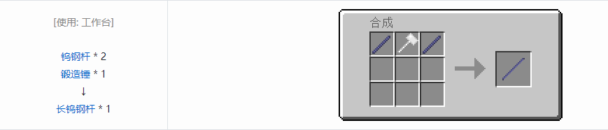 我的世界格雷科技5杆合成表大全