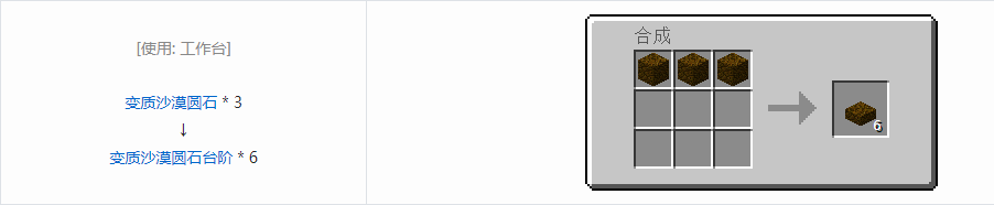 我的世界植物魔法台阶合成表大全