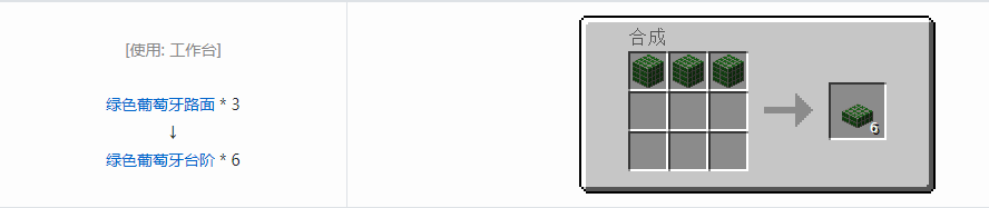 我的世界植物魔法台阶合成表大全