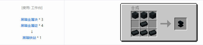 我的世界诡厄巫法功能方块合成表大全