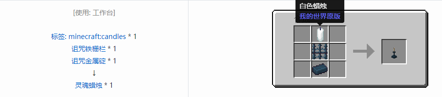 我的世界诡厄巫法功能方块合成表大全