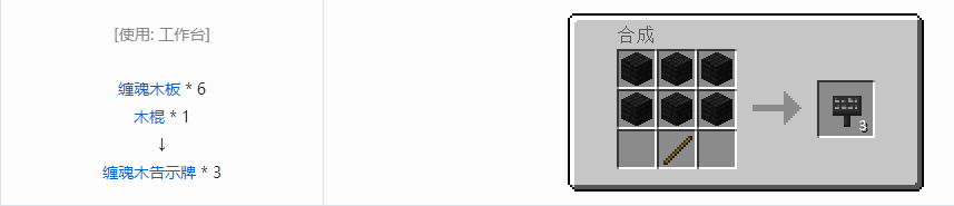 我的世界诡厄巫法装饰方块合成表大全