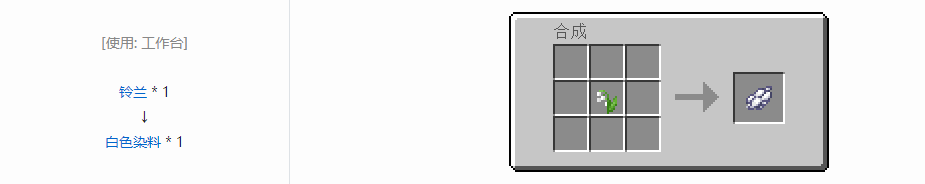 我的世界白色染料有什么2025