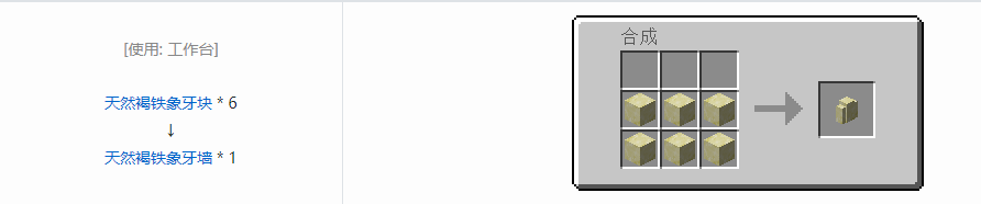 我的世界虚无世界3象牙块合成表大全